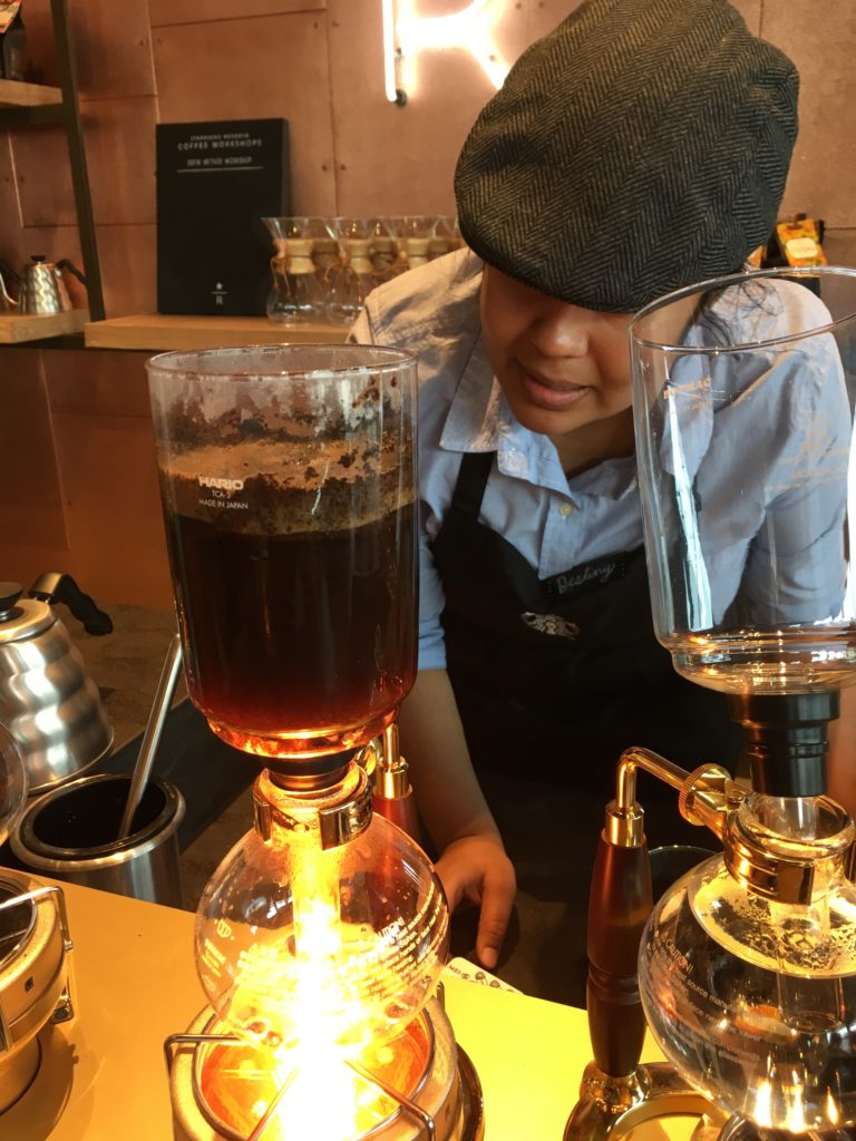 starbucks siphon experience