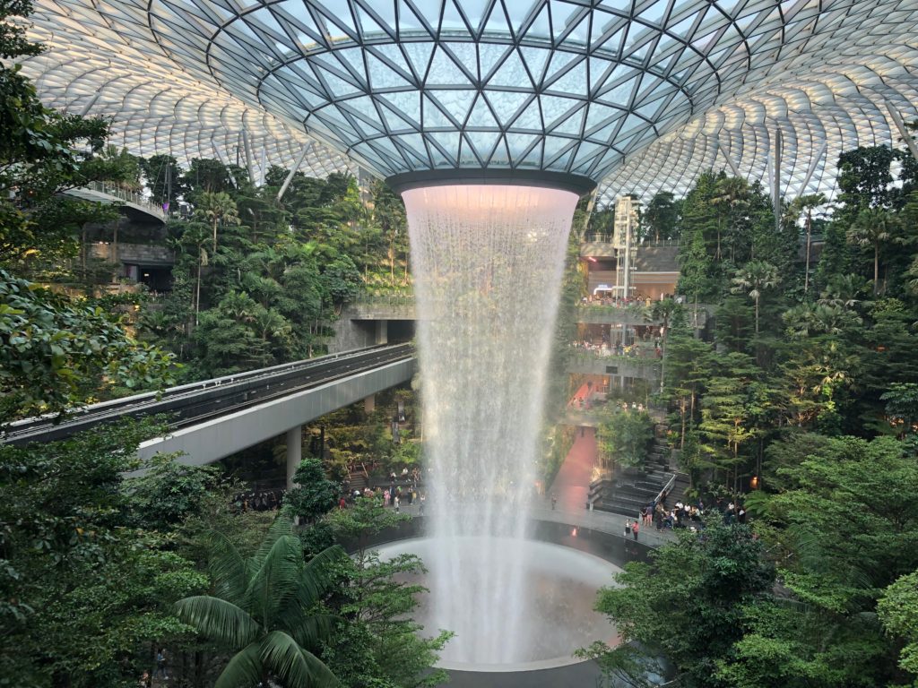 I spent 8 hours at Singapore's famous airport, which features luxuries like  a pool, a movie theater, and a butterfly garden. I didn't want to leave.