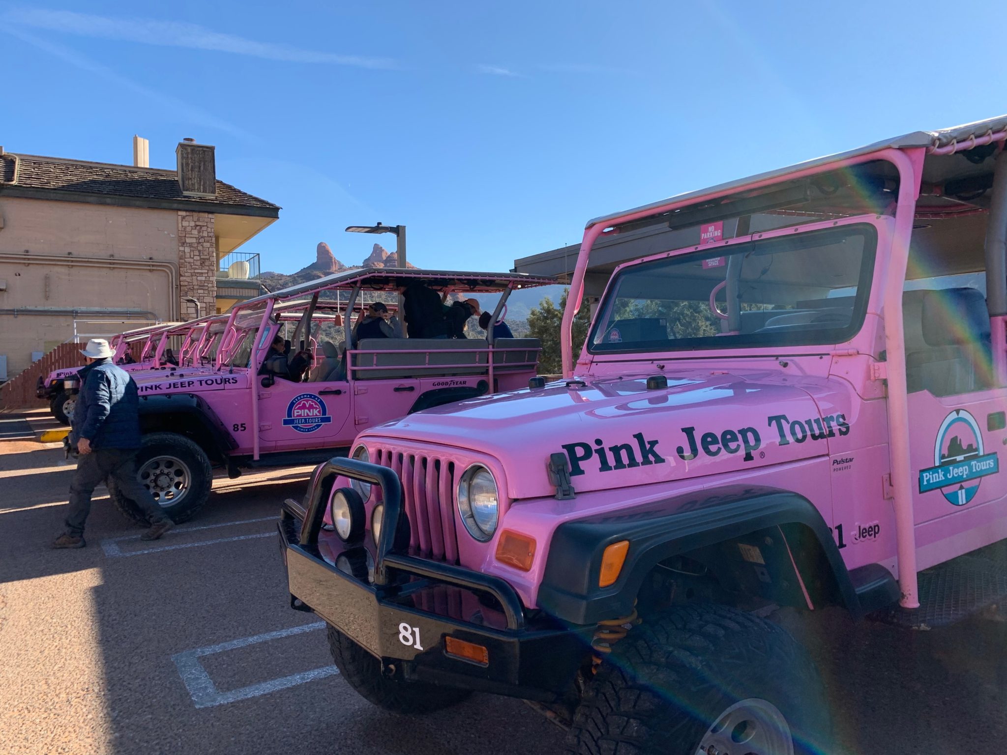 See Sedona's Red Rocks and the Great Smoky Mountains while on your Your  Own PINK® Jeep® Tour