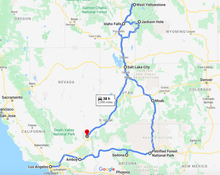 An Epic Southwest Road Trip from Los Angeles to Sedona, Yellowstone and ...